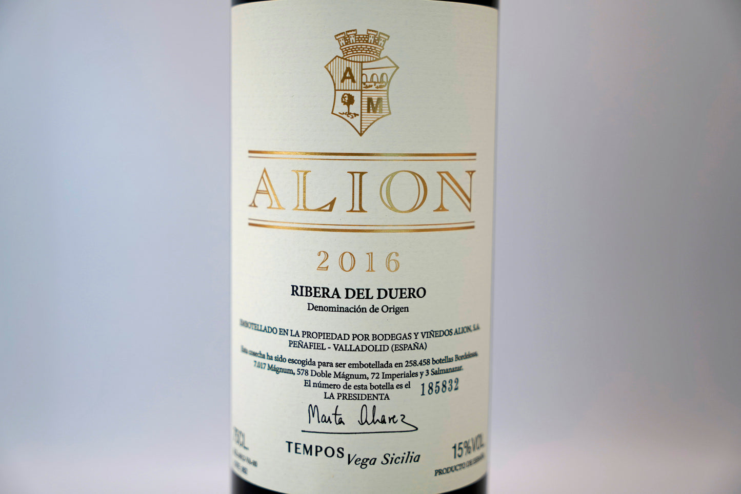 Vega Sicilia Alion 2018, Ribero Del Duero, Spain – Bon Wines