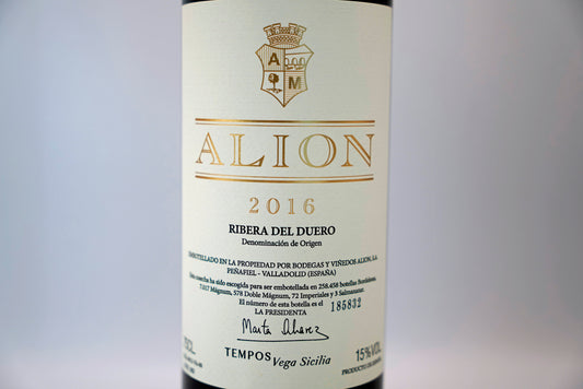 Vega Sicilia Alion 2018, Ribero Del Duero, Spain
