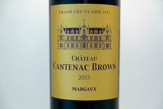Chateau Cantenac Brown 2015, Margaux, 3rd Grand Cru Classe, Bordeaux, France