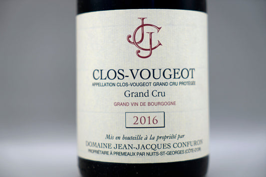 Domaine Jean Jacques Confuron Clos de Vougeots Grand Cru 2016, Burgundy, France