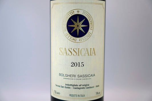 Sassicaia 2015 - Wine Spectator "Wine of the Year", Bolgheri, Italy
