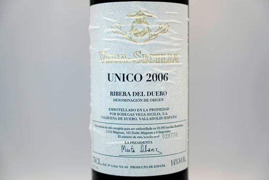 Vega Sicilia Unico 2010, Ribero Del Duero, Spain